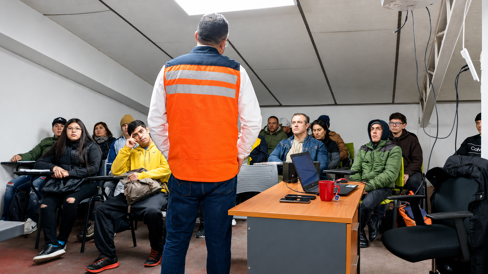 Instructores especializados realizando una capacitación